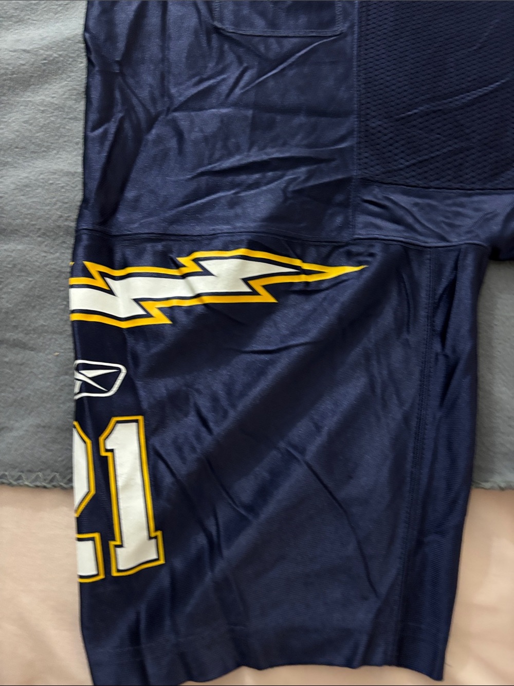 Reebok LaDainian Tomlinson Chargers NFL Jersey 21 Navy 3XL Sewn - Picture 15 of 15